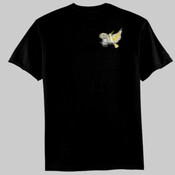 Koala and Cockatoo Adlut T-Shirt Black