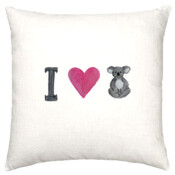I Heart Koala Cushion Cover