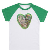 Wildlife Heart Little Kids T-Shirt