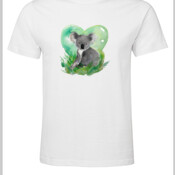Koala In My Heart Adults White T-Shirt 