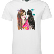 Art for Wilidlife Adult Black Cockatoo T-Shirt 
