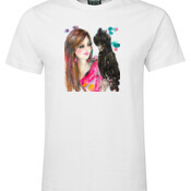 Art for Wilidlife Adult Black Cockatoo T-Shirt 