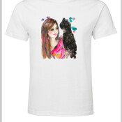 Art for Wilidlife Adult Black Cockatoo T-Shirt 